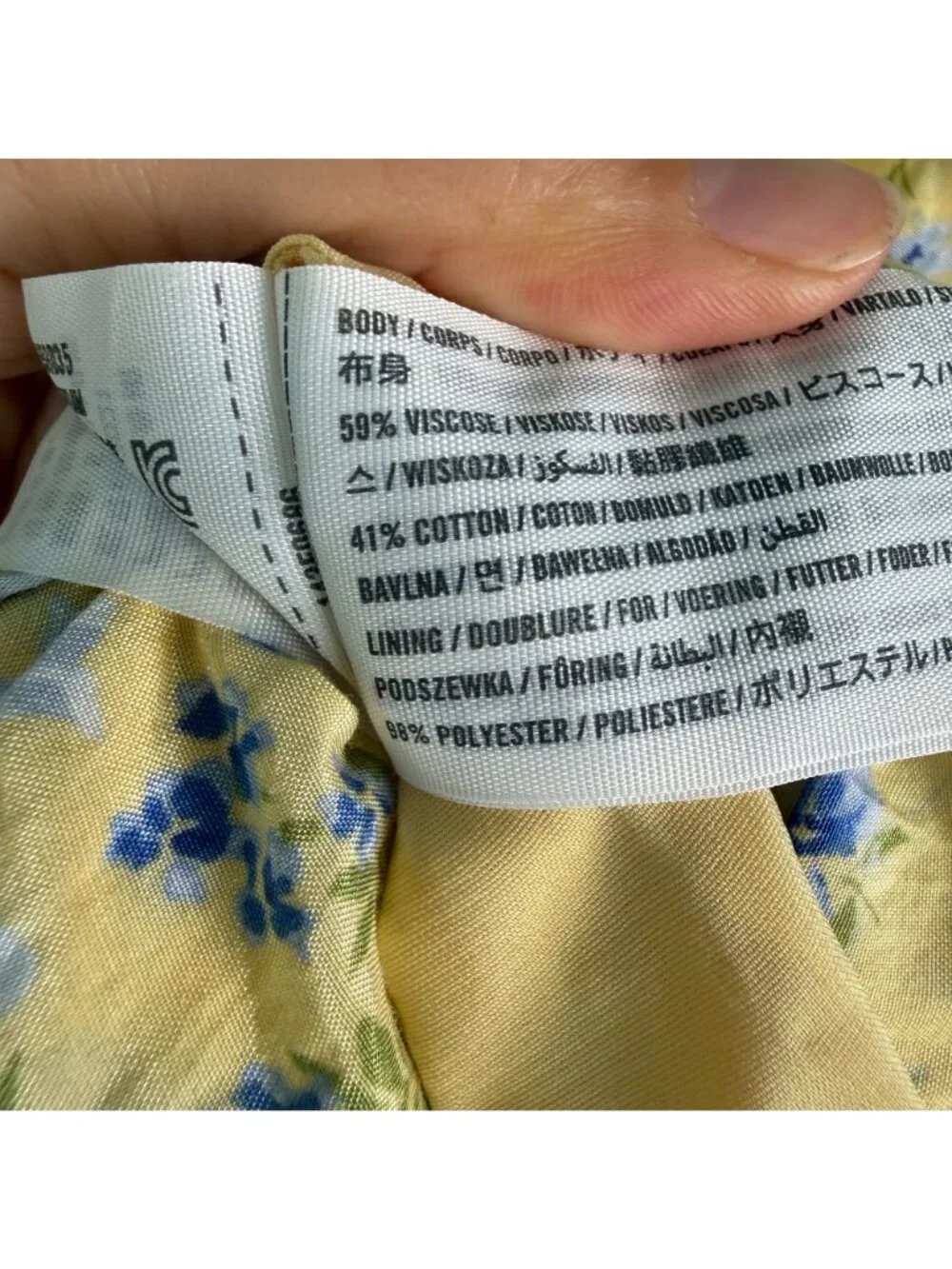 Abercrombie & Fitch Drama Tiered Maxi Skirt Yellow Floral S Coquette Feminine - Picture 7 of 10